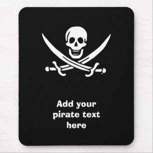 Mousepad Bandeira pirata de Jolly roger