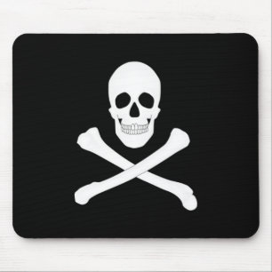 Mousepad Bandeira Pirate (Jolly Roger)