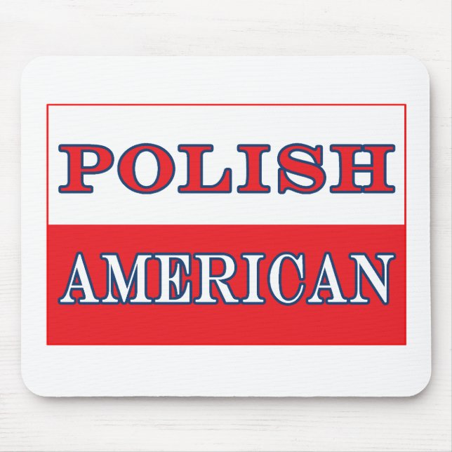 Mousepad Bandeira Polonesa Americana (Frente)