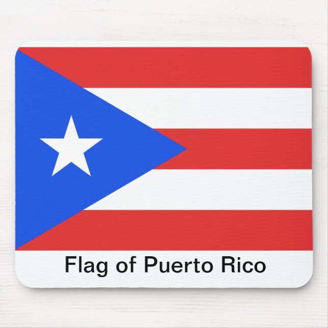 Mousepad Bandeira Porto Rico (Frente)