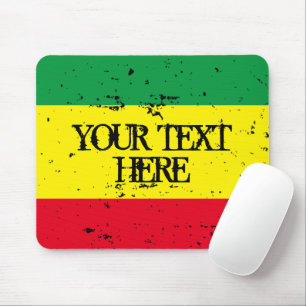 Mousepad Bandeira rastafariana reggae