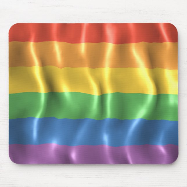 Mousepad Bandeira Rippled do orgulho (Frente)