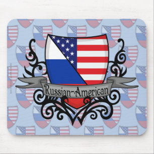Mousepad Bandeira Russo-Americana do protetor
