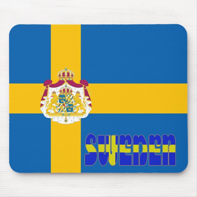 Mousepad Bandeira sueco (Frente)