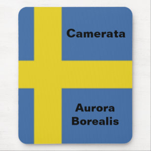 Mousepad Bandeira sueco, Aurora Borealis de Camerata