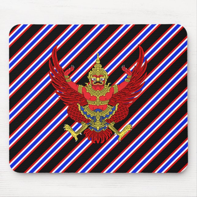 Mousepad Bandeira tailandesa das listras (Frente)