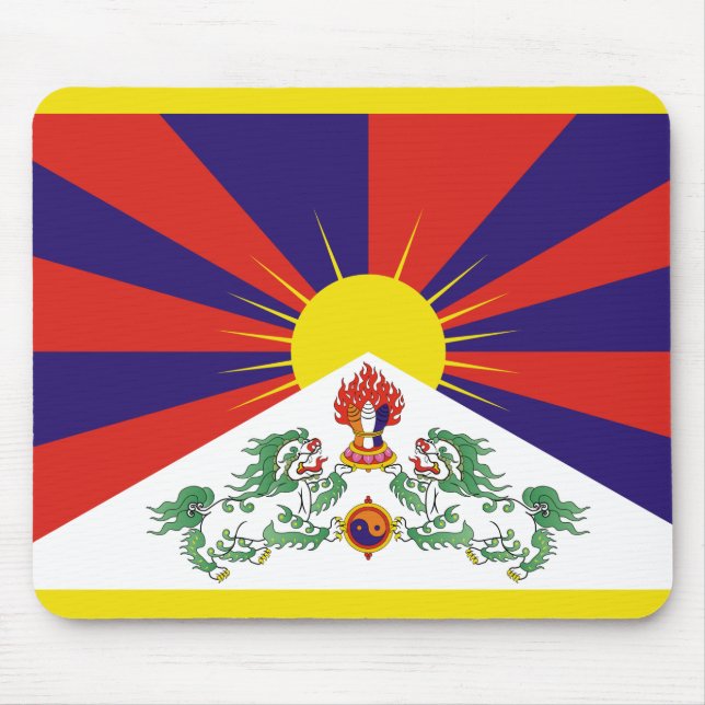 Mousepad Bandeira tibetana (Frente)