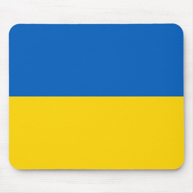 Mousepad Bandeira Ucraniana (Ucrânia) (Frente)