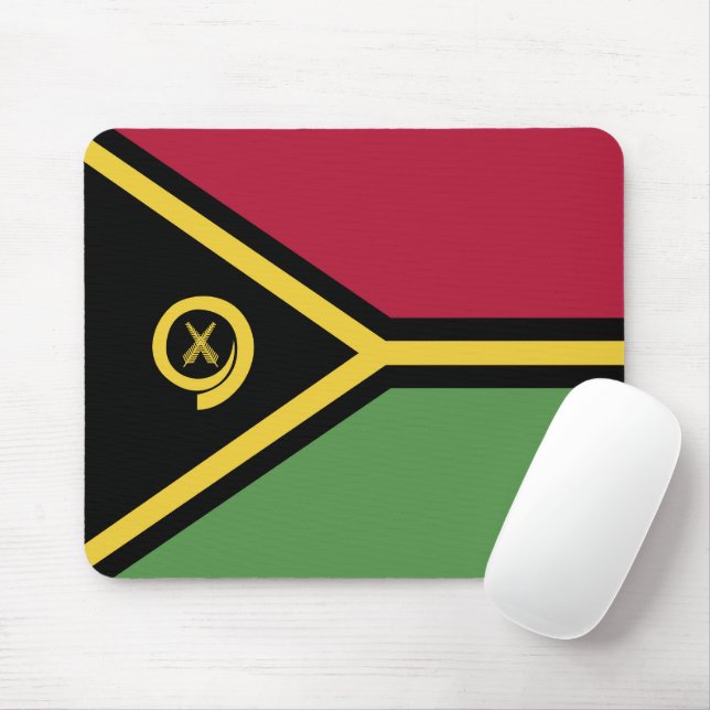 Mousepad Bandeira Vanuatu (Com mouse)