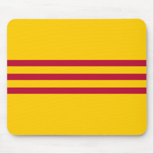 Mousepad Bandeira vietnamiana sul - đỏ do sọc dos