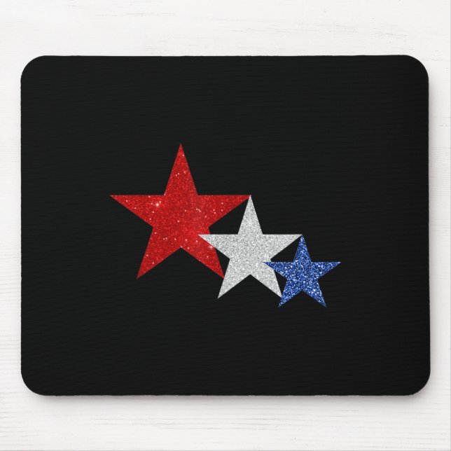 Mousepad Bandeiras Americanas 4 De Julho Tee - Dia Do Memor (Frente)