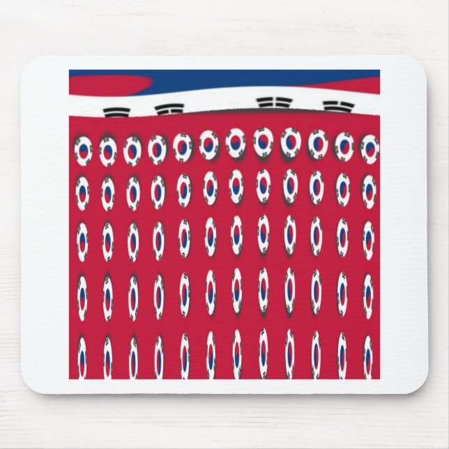 Mousepad Bandeja PolkaDot da Coreia do Sul (Frente)
