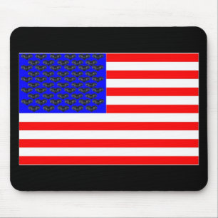 Mousepad Bandeja Preta De Gatos E Listras
