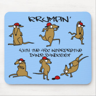 Mousepad Bandicoot Krumpad da dança interpretativo de ABC