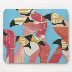 Mousepad Bando de Flamingos