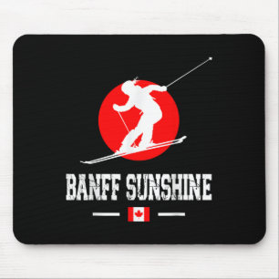 Mousepad Banff Sunshine Canadá Resort de Esqui Montanhas Ro