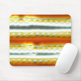 Mousepad Banhas abstrato ultrajantes em laranja e cinza