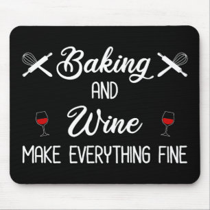 Mousepad Banho E Vinho Tornam Tudo Bem