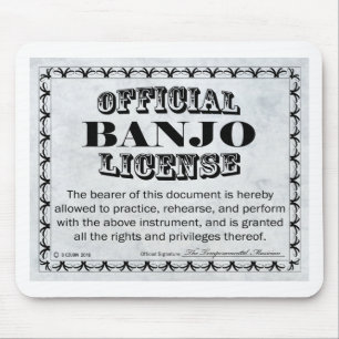 Mousepad Banjo License