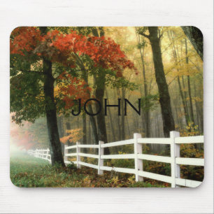 Mousepad Banner de outono personalizado