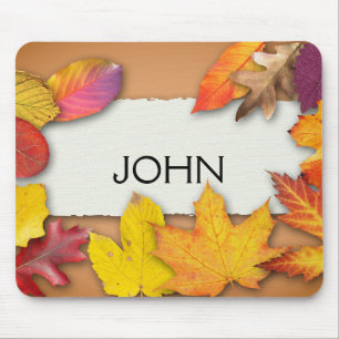Mousepad Banner de outono personalizado