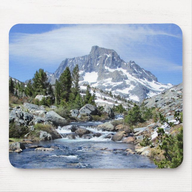 Mousepad Banner Peak da Ilha Thousand - Sierra Nevada (Frente)