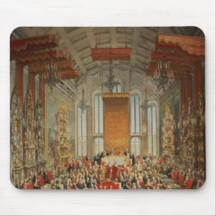 Mousepad Banquete da coroação de Joseph II em Francoforte