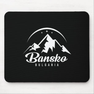 Mousepad Bansko Bulgaria Ski Resort Skiting Snowboard