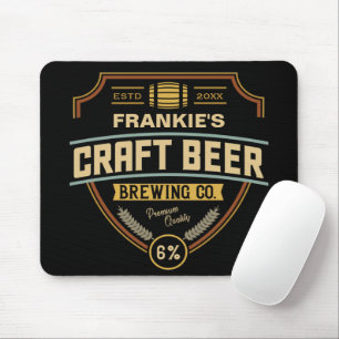 Mousepad Bar da empresa de criação de etiquetas de cerveja