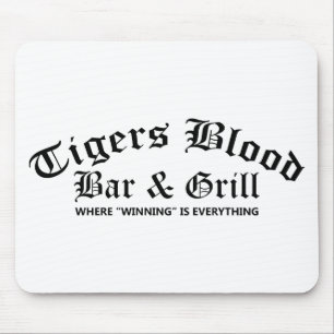Mousepad Bar & grade do sangue dos tigres