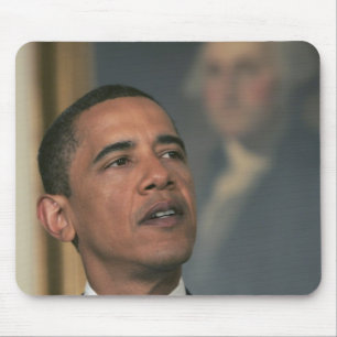 Mousepad Barack Obama anuncia sua intenção para nomear