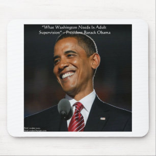 Mousepad Barack Obama & Citações de Humor Presentes & Cartõ