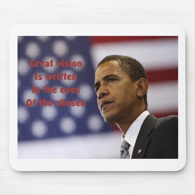 Mousepad Barack Obama Escolhido (Frente)