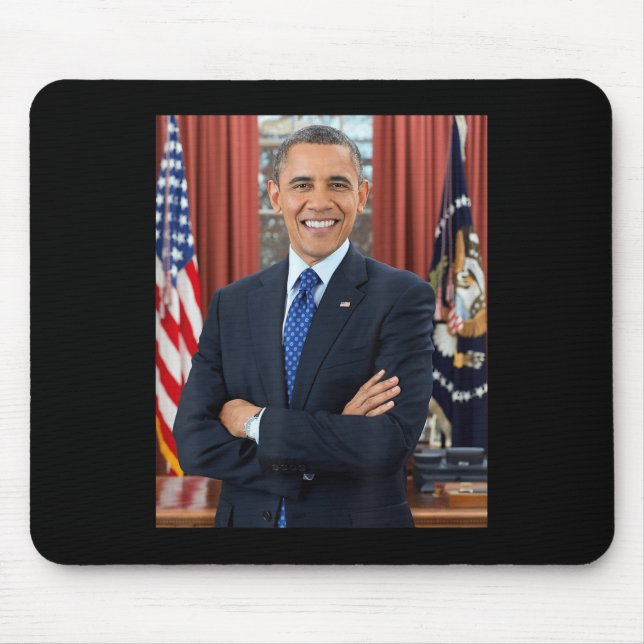Mousepad Barack Obama Foto 44 Presidente Potus Patriótico (Frente)