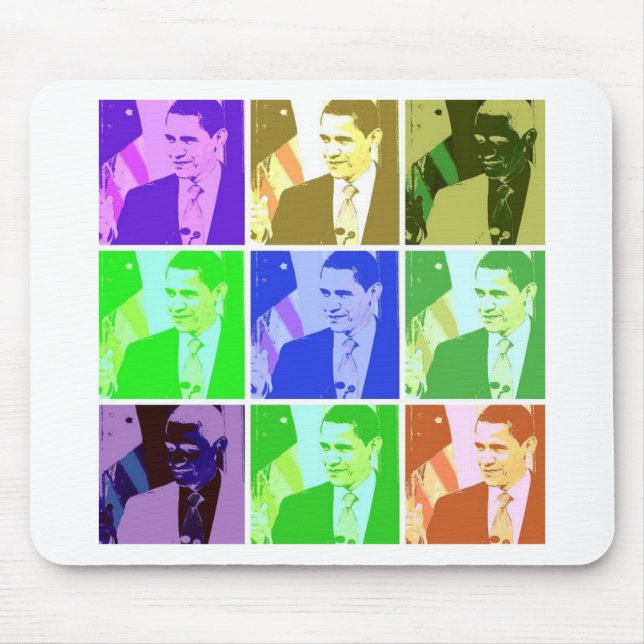 Mousepad Barack Obama Pop Art (Frente)