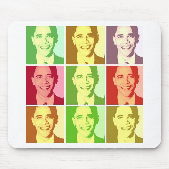 Mousepad Barack Obama Pop Art (Frente)
