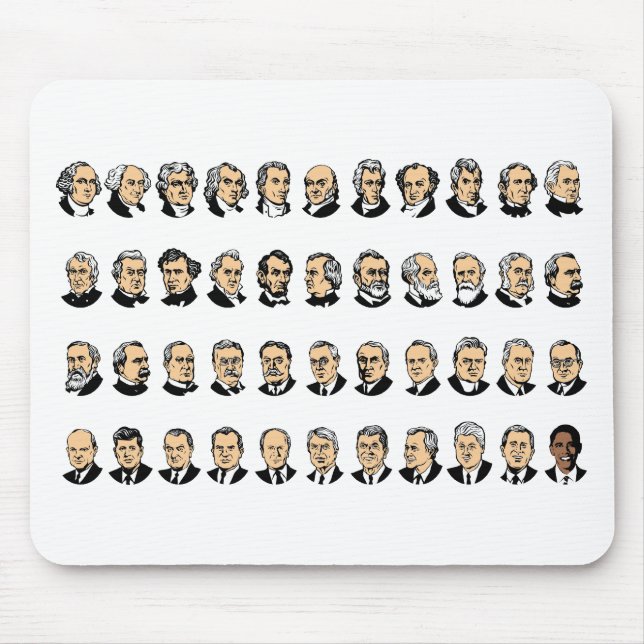 Mousepad Barack Obama - Presidentes Dos Estados Unidos (Frente)