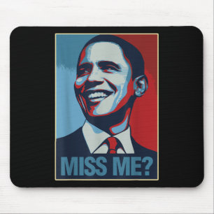 Mousepad Barack Obama Retrato Sente Mim Citação Democrata L
