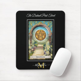 Mousepad Baralho de Tarot do Passado Distante Ás de Moedas 