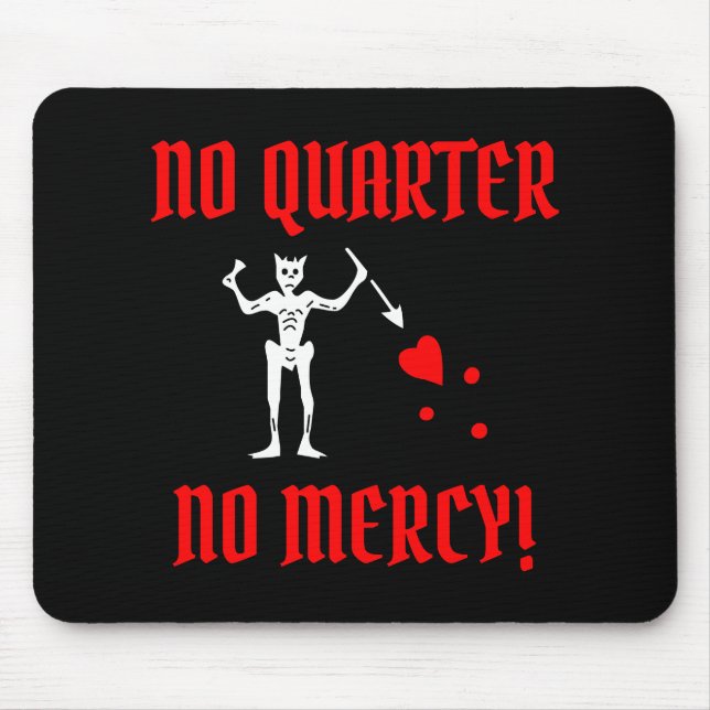 Mousepad Barba Negra do Pirata (Edward Teach) (Frente)