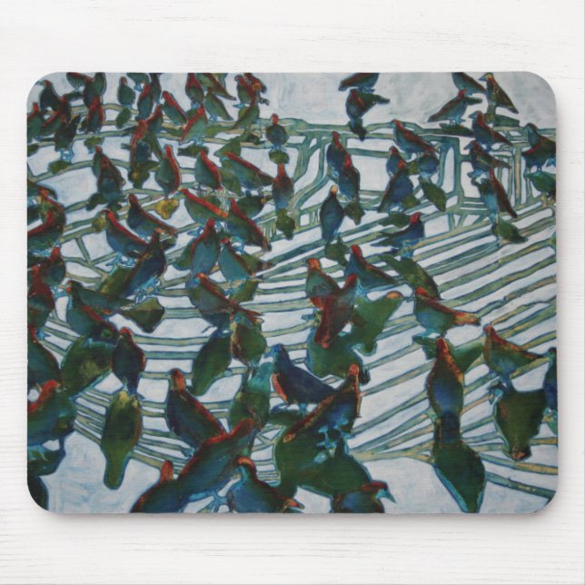 Mousepad Barco 3 do pássaro (Frente)