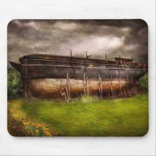 Mousepad Barco - A construção da Arca de Noah