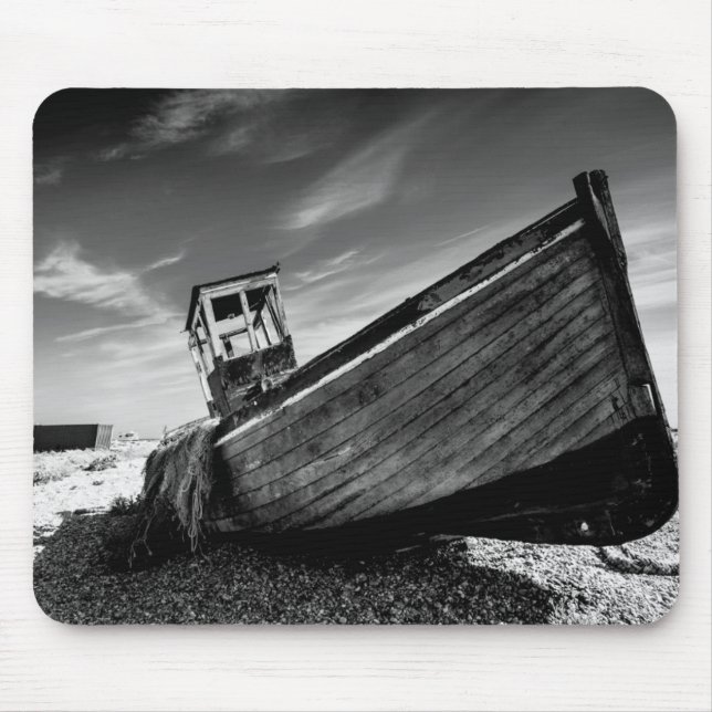 Mousepad Barco abandonado na praia de Dungeness (Frente)