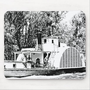 Mousepad Barco de Paddle no rio Murray Victoria   