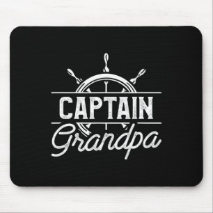 Mousepad Barco Engraçado Do Capitão Avô, Citação De Navegaç