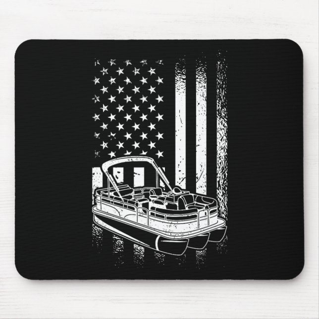 Mousepad Barco Tritoon Boat - Capitão Tritoon Americano (Frente)