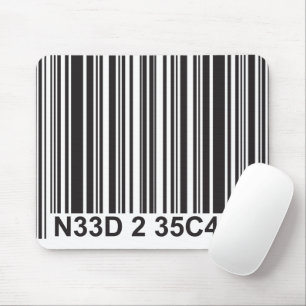 Mousepad Barcode Leettalk - Necessidade de Escapar do Supor
