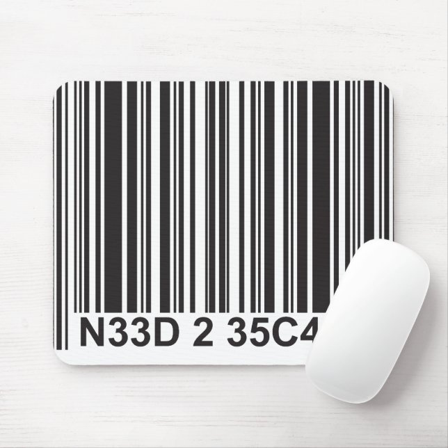 Mousepad Barcode Leettalk - Necessidade de Escapar do Supor (Com mouse)