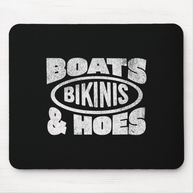 Mousepad Barcos Biquínis E Mulheres Amor Por Barcos Navegaç (Frente)
