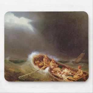 Mousepad Barcos de Dieppe que retorna da pesca